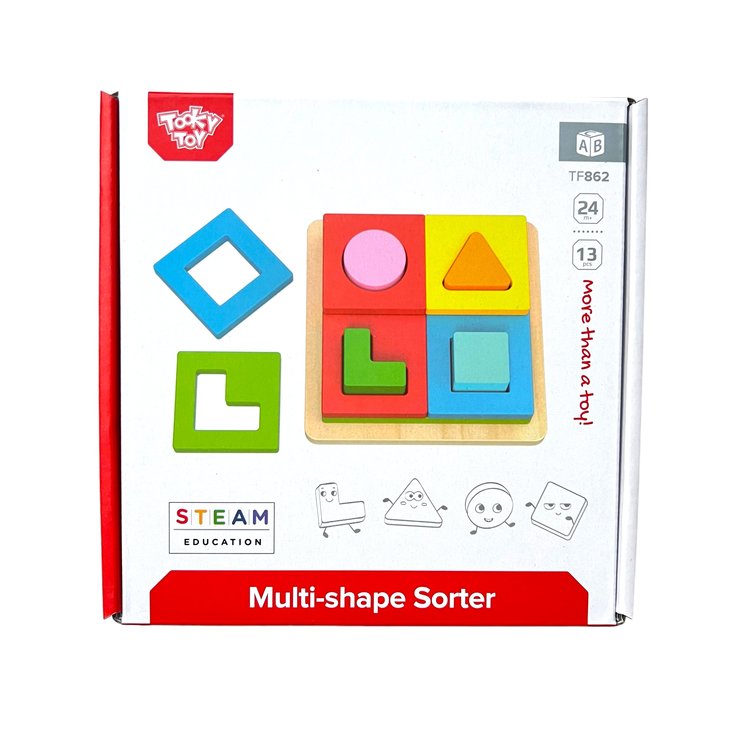 ENSARTE LÓGICO FIGURAS GEOMETRICAS - Multi Shape Sorter TOOKY TOY
