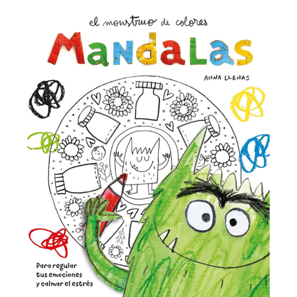 Mandalas para colorear - El Monstruo de colores