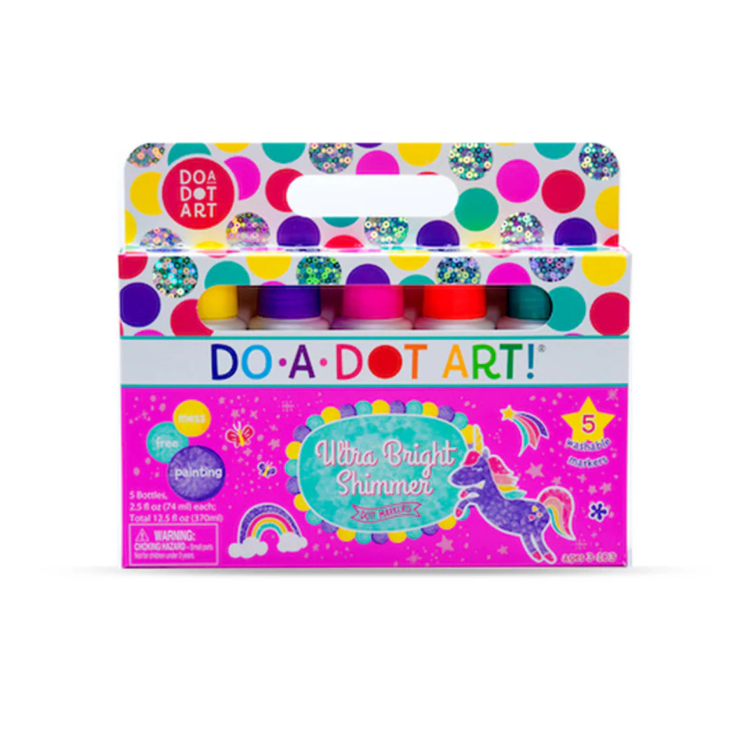 Marcadores de puntos neon Shimmer - Ultra Bright Shimmer 5 Pack Dot Markers