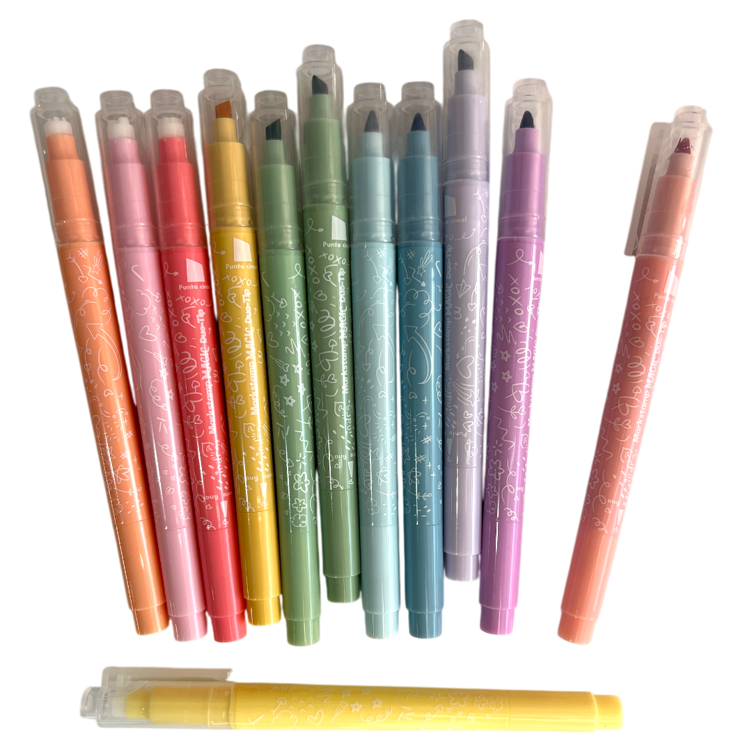 Marcadores Mágicos con Sellos - Markstamp Magic DuoTip