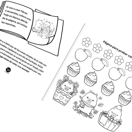 Libro para colorear - Capi moments