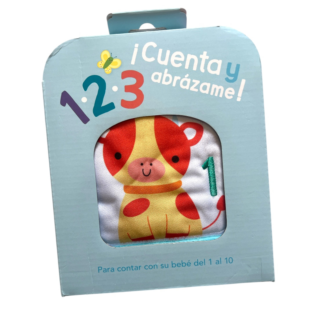 Una Vaca  - Cuenta y Abrázame 1, 2 ,3  - Libro de Tela