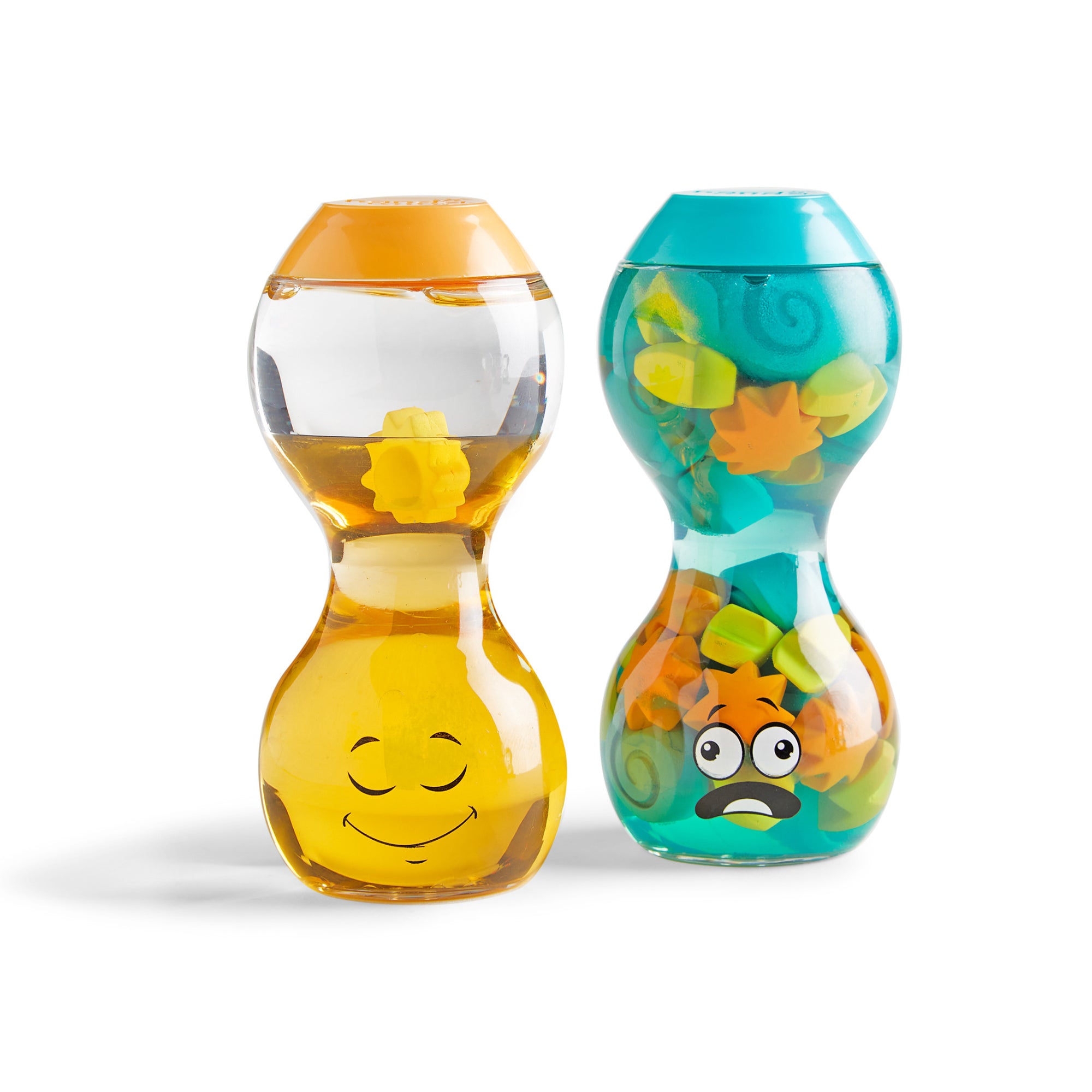Botellas sensoriales Express Your Feelings® - Opuestos: Abrumado y Calmado