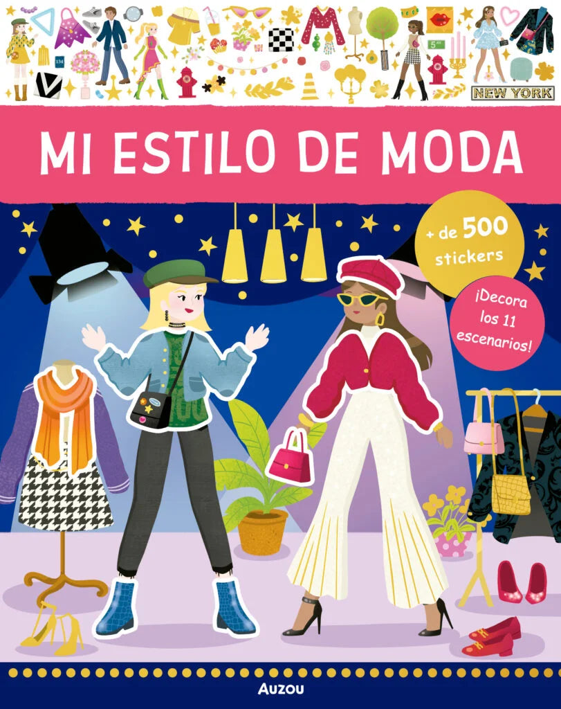 Libro de stickers - Mi estilo de moda
