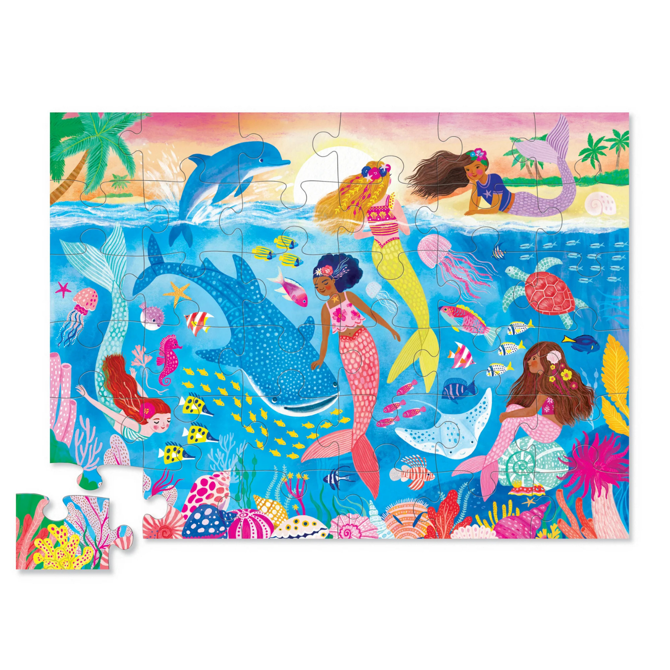 Rompecabezas JUMBO 36 pzas Sirenas