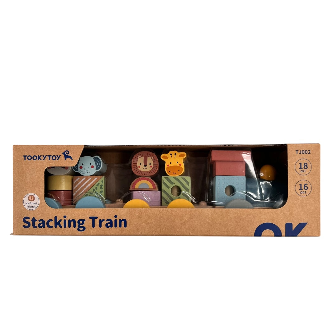 TREN DE ENSARTE ANIMALES - TOOKY TOY