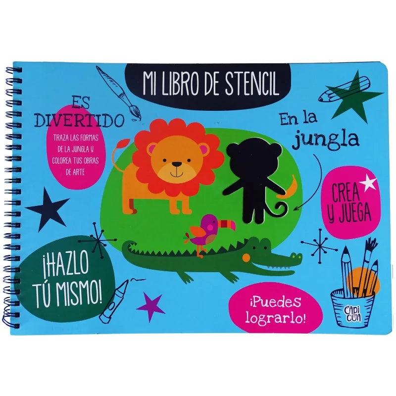 Mi libro de stencil Jungla