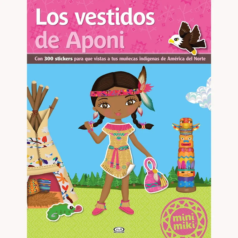 Libro con stickers - Los vestidos de Aponi