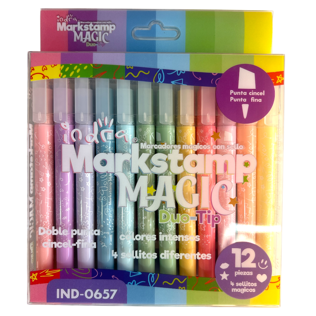 Marcadores Mágicos con Sellos - Markstamp Magic DuoTip