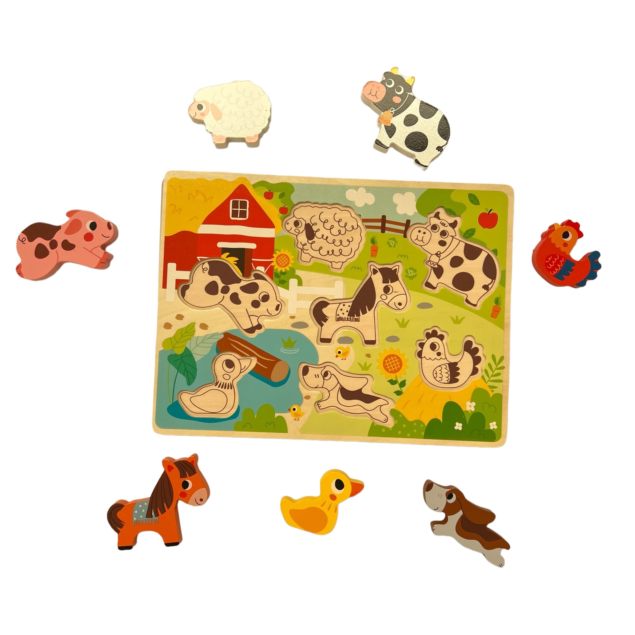 ROMPECABEZAS CHUNKY LA GRANJA - TOOKY TOY