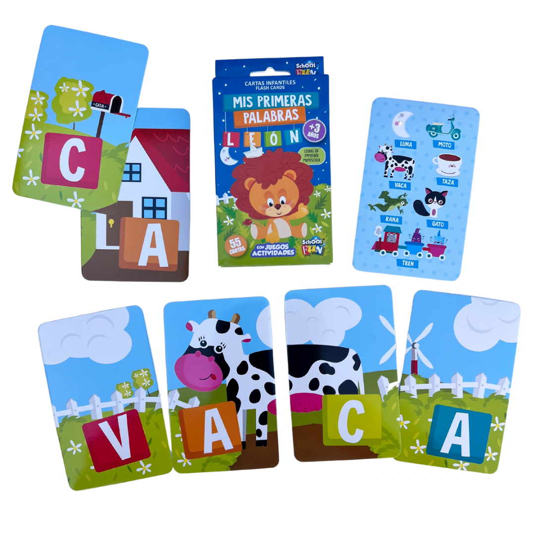 Mis Primeras Palabras - Flash Cards School Fun