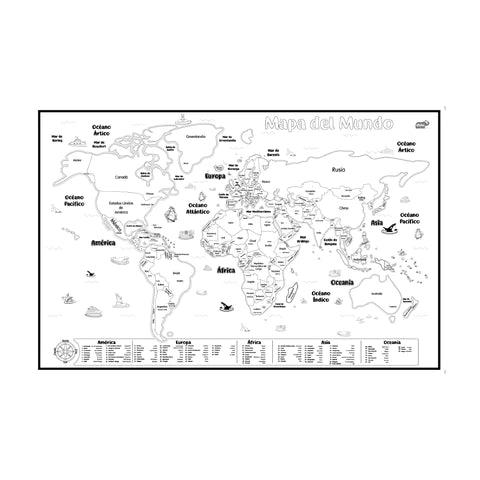 Poster Colorea tu mundo