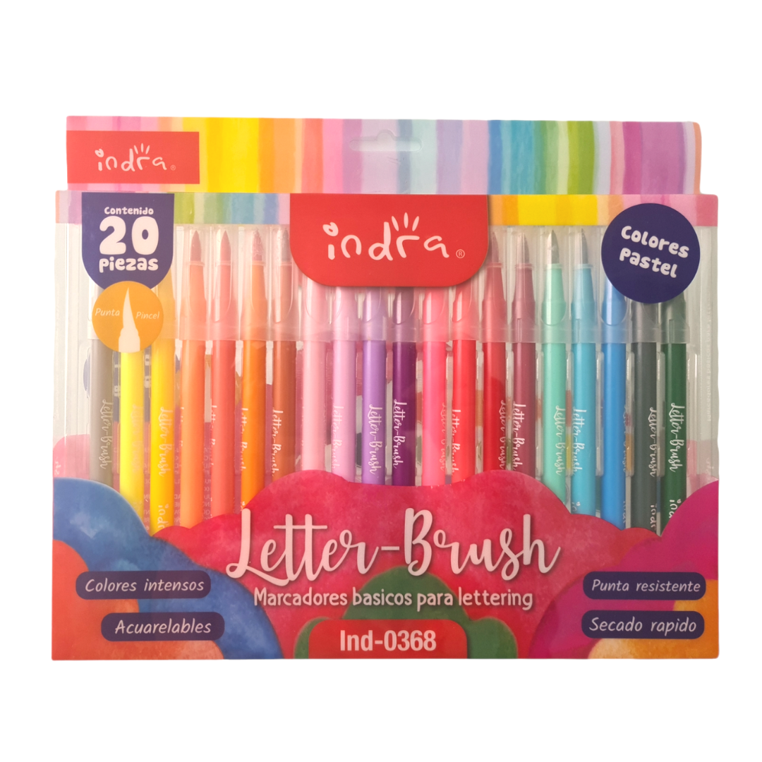 Marcadores para Lettering 20 piezas - Letter Brush