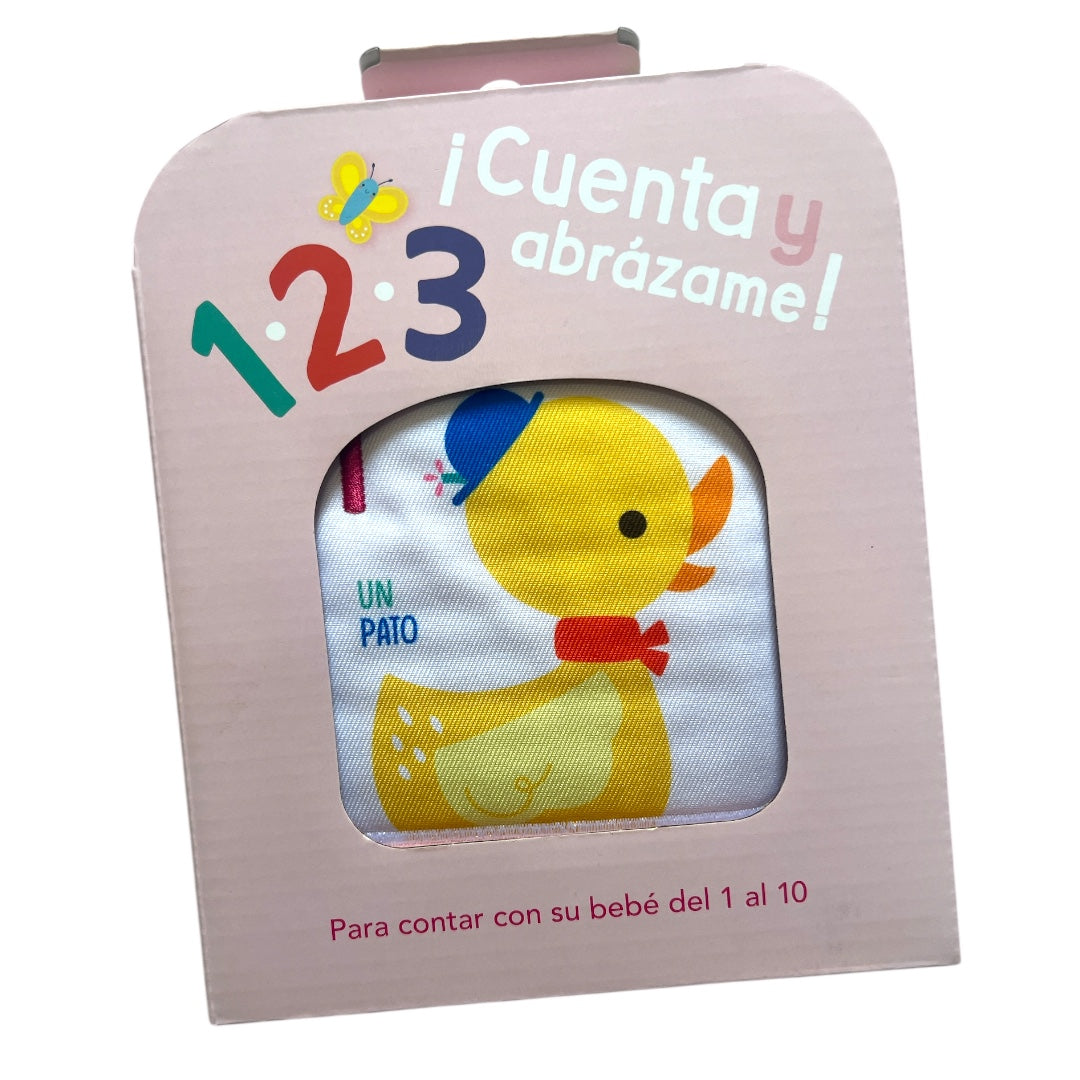 Un Pato - Cuenta y Abrázame 1, 2 ,3  - Libro de Tela