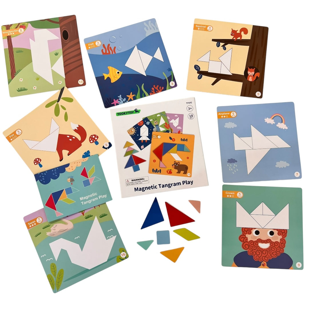 TANGRAM SET MAGNETICO - TOOKY TOY