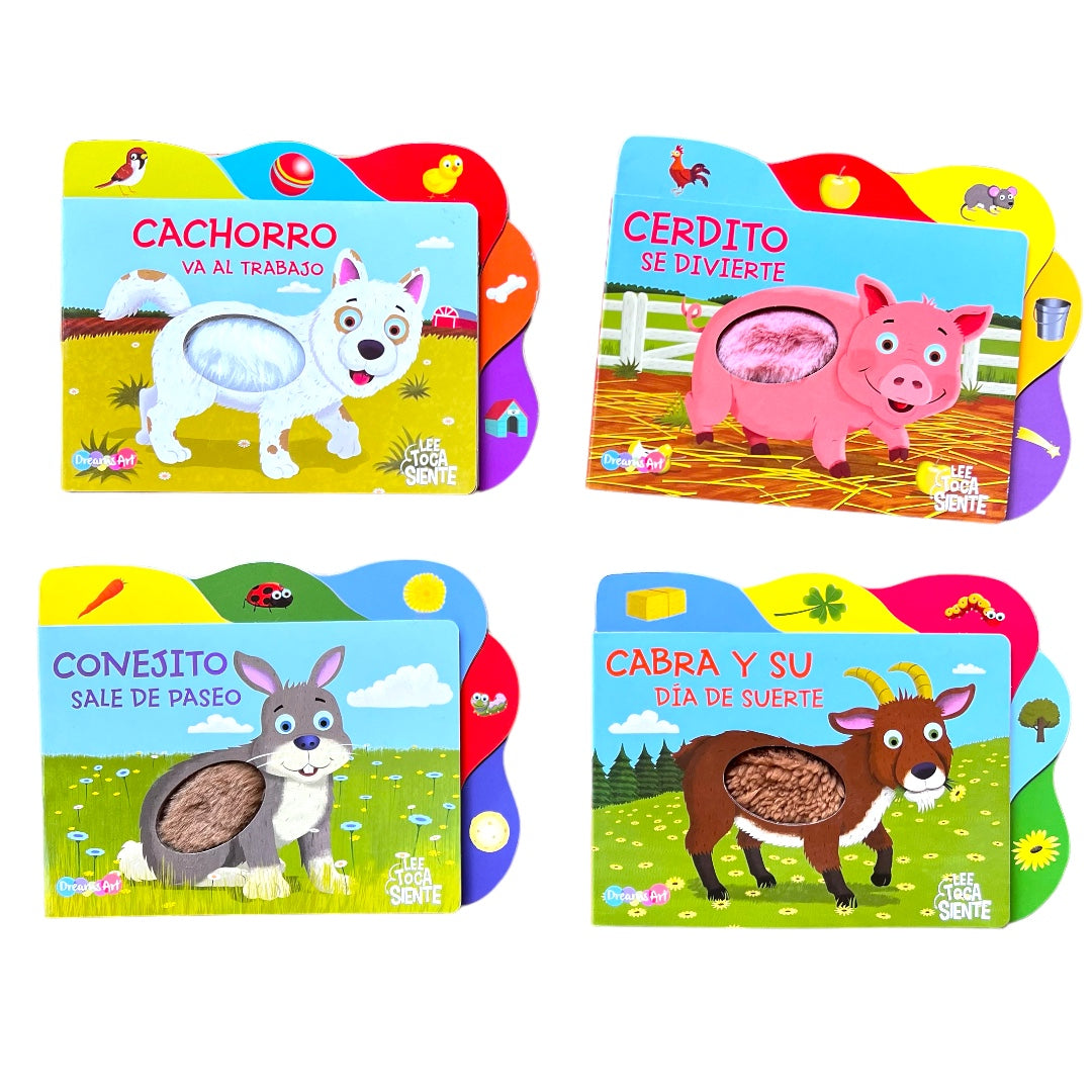 Lee Toca y Siente - Libros de Texturas