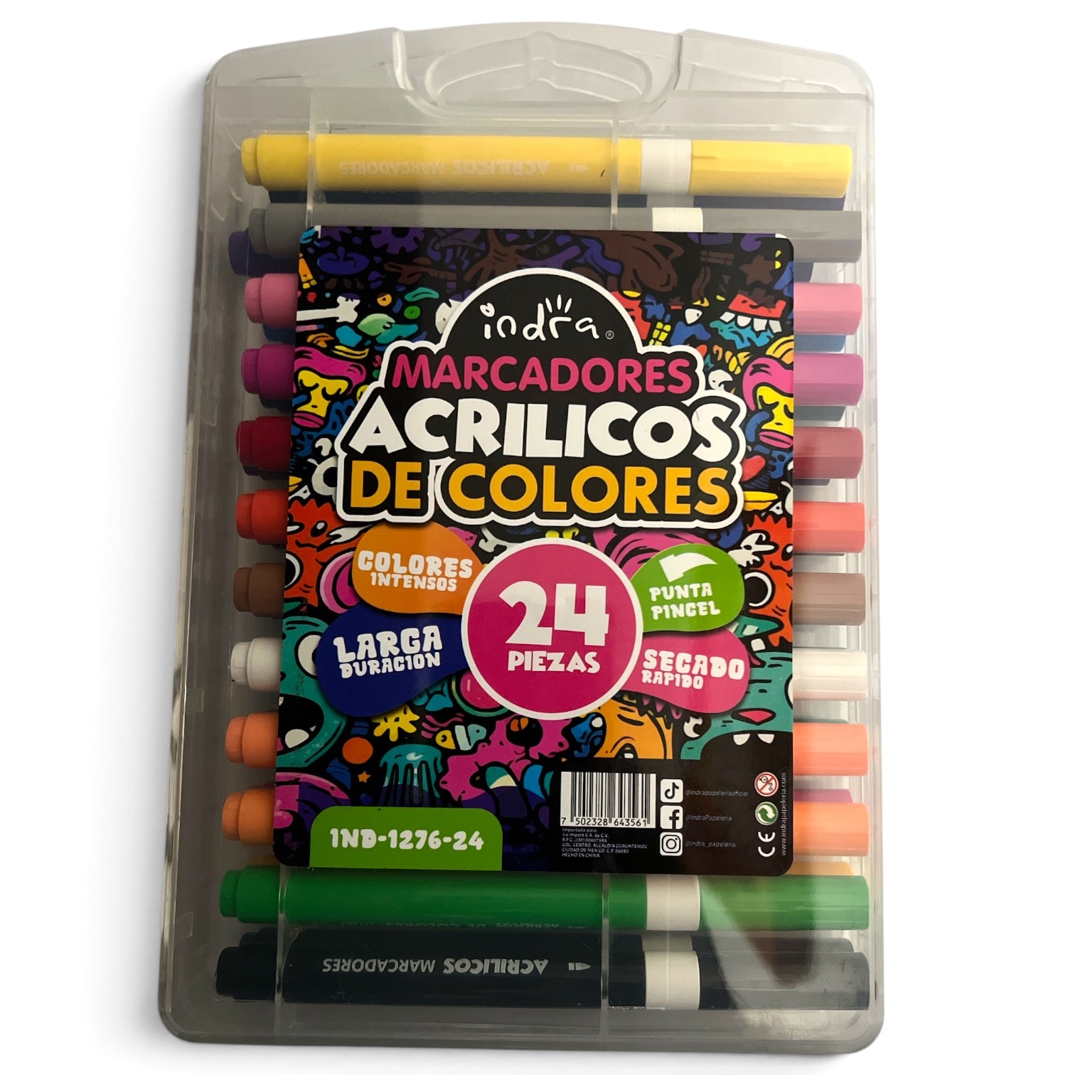 Marcadores Acrílicos de Colores 24 piezas