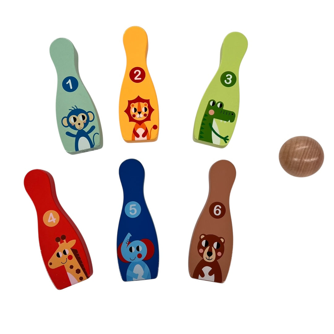 BOLICHE DE MADERA - BOWLING GAME TOOKY TOY