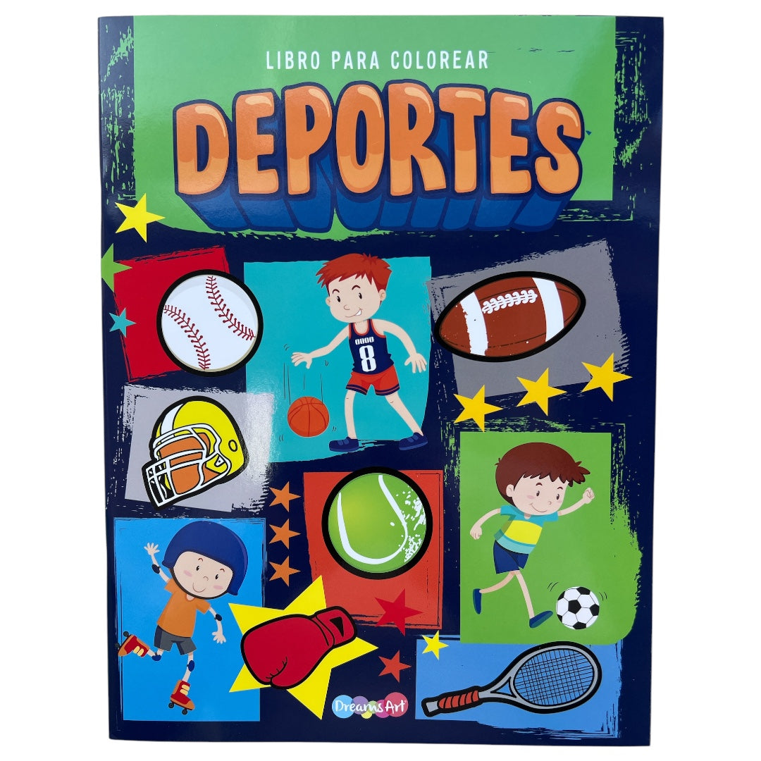 Libro para Colorear DEPORTES