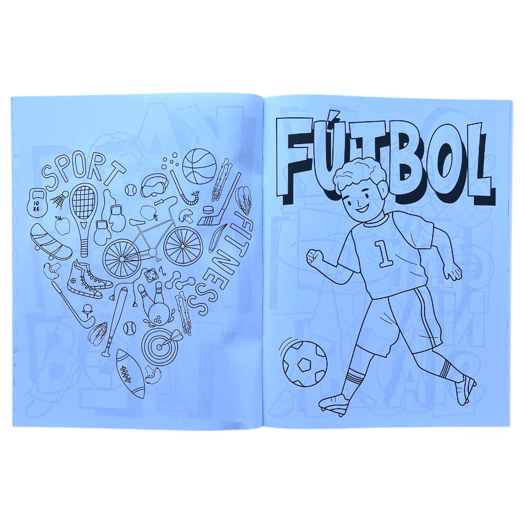 Libro para Colorear DEPORTES