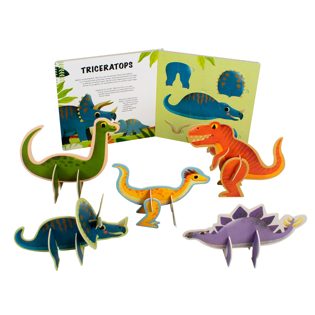 Mi libro para construir: Dinosaurios