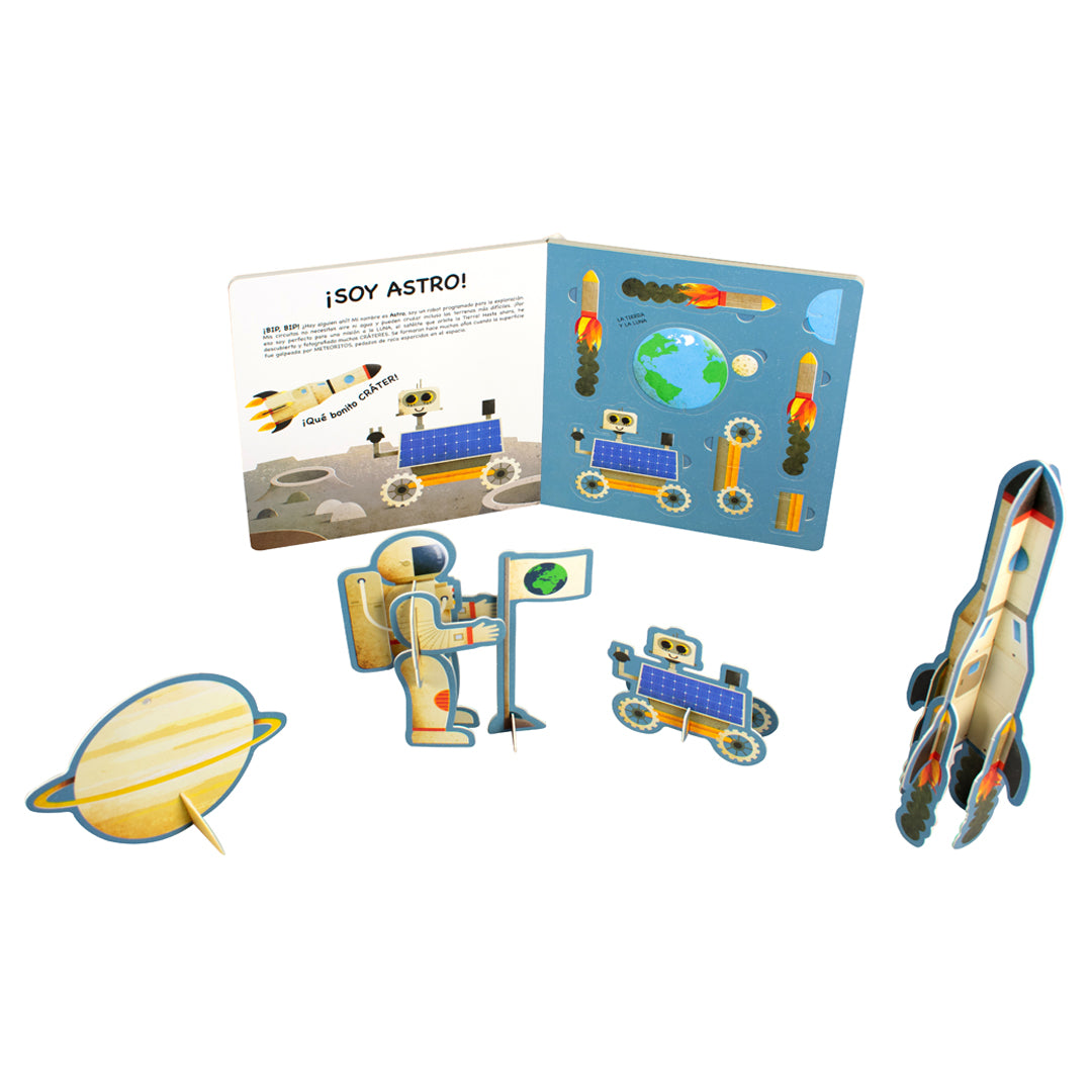 Mi libro para construir: Aventura espacial