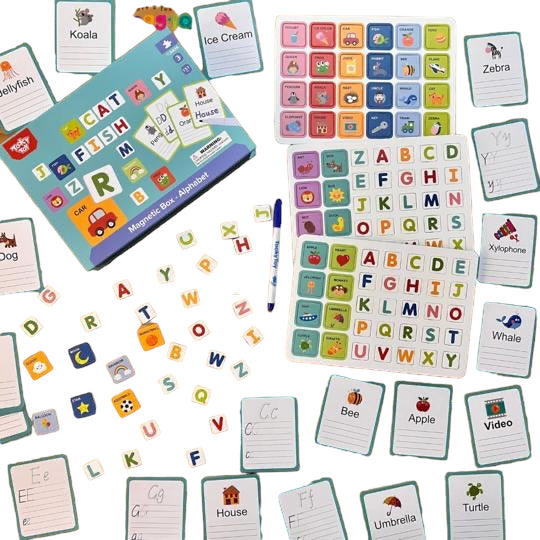 CAJA ABECEDARIO MAGNÉTICO - MAGNETIC BOX ALPHABET - TOOKY TOY