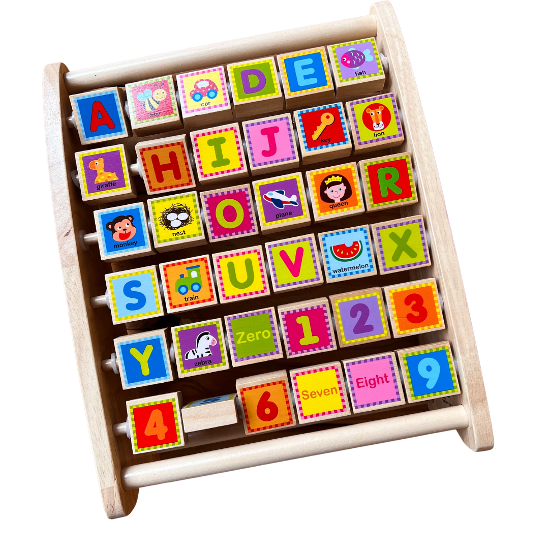 Abaco de Letras ABC - Alphabet Abacus Tooky Toy