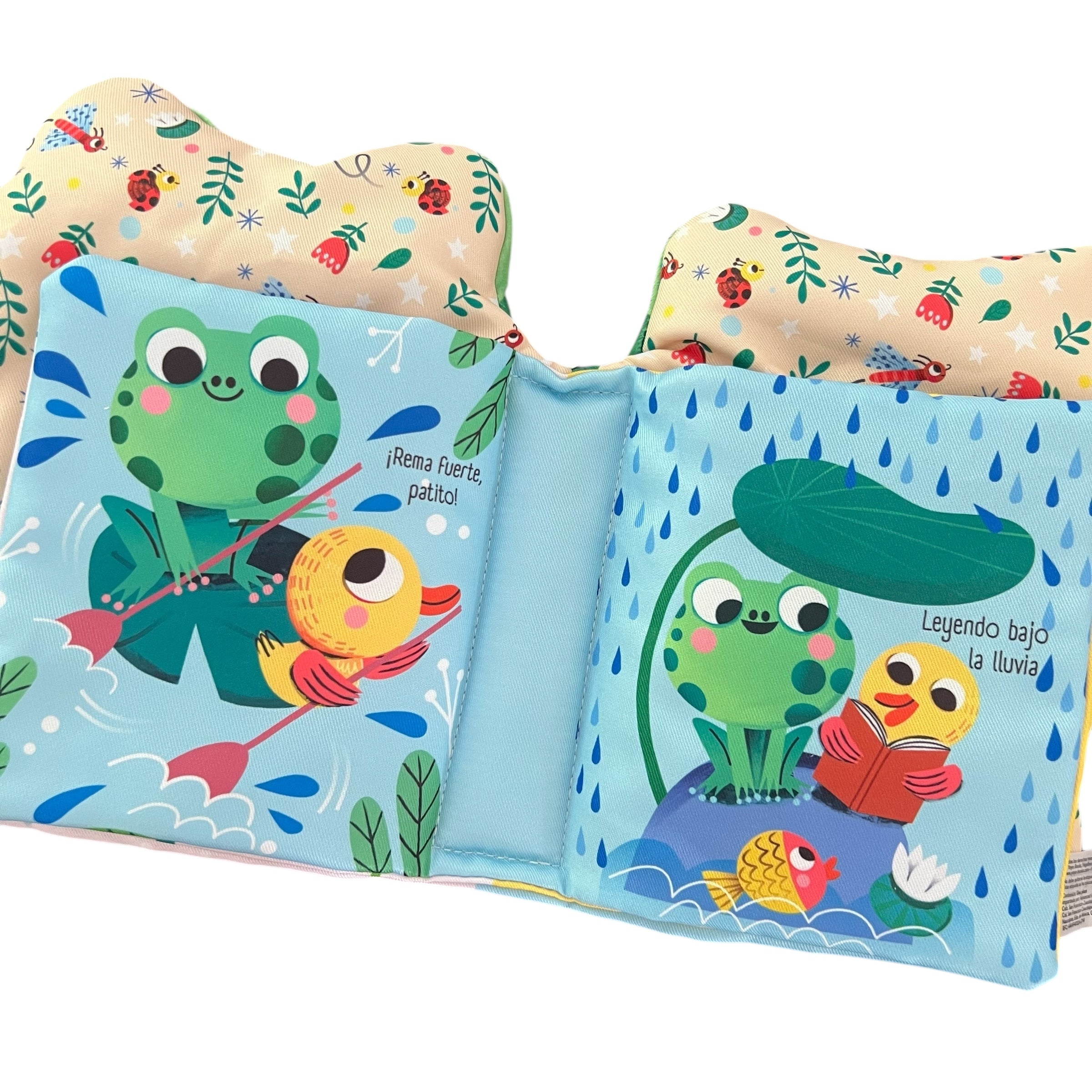 RANA  - Amiguito Suavecito Libro de Tela