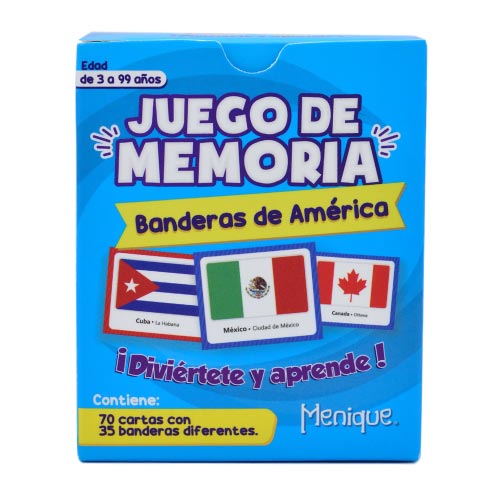 Banderas de America - Juego de memoria