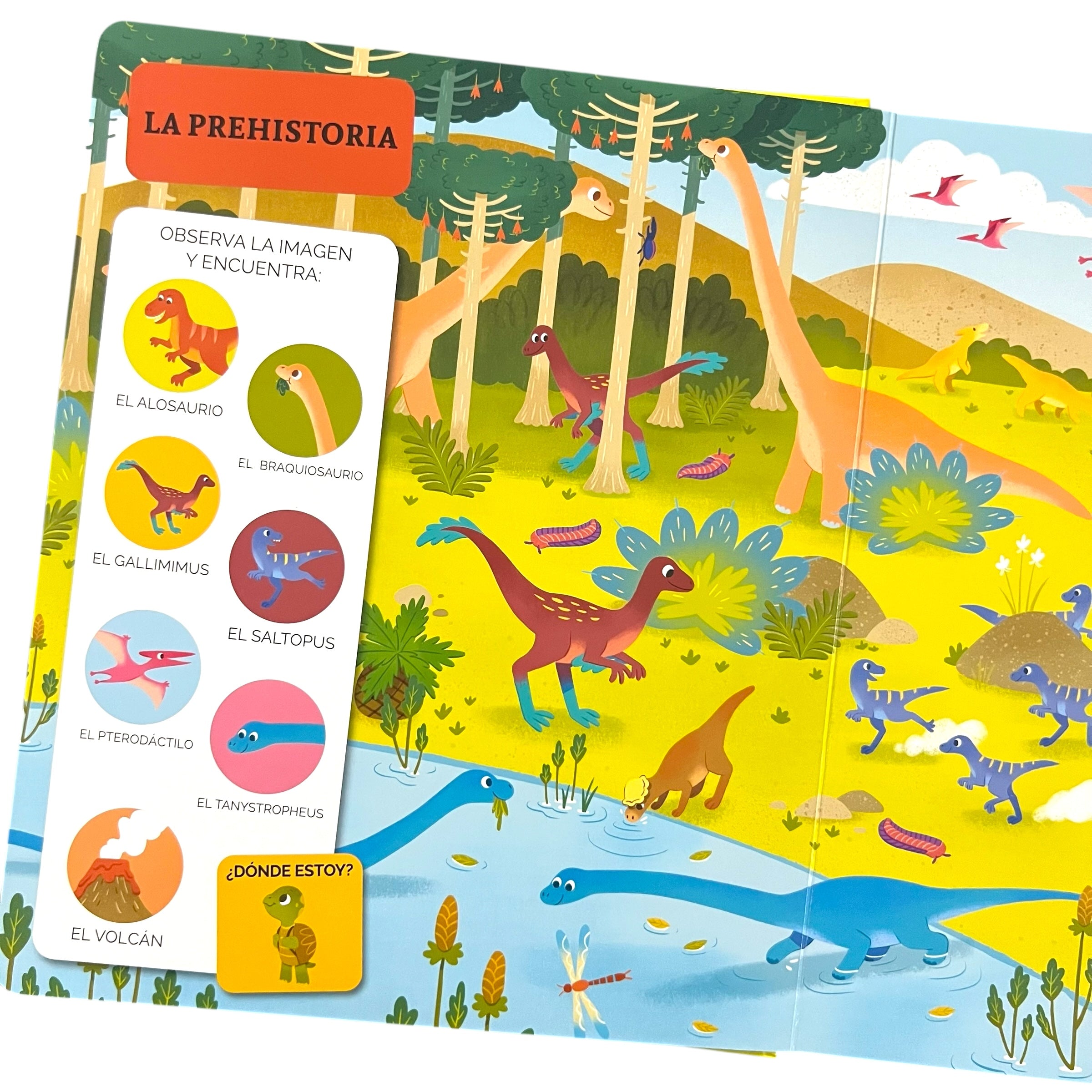 Busca y encuentra - Los Dinosaurios