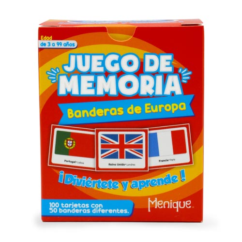 Banderas de Europa - Juego de memoria