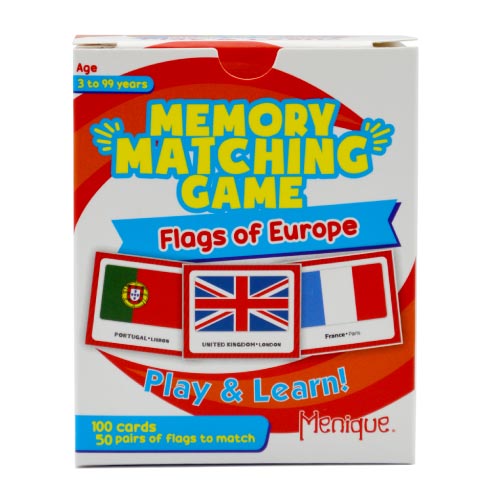 Flags of Europe - Juego de memoria en inglés