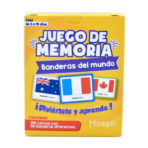 Juego de Memoria Banderas del Mundo