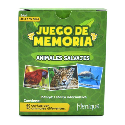 Animales Salvajes - Juego de memoria