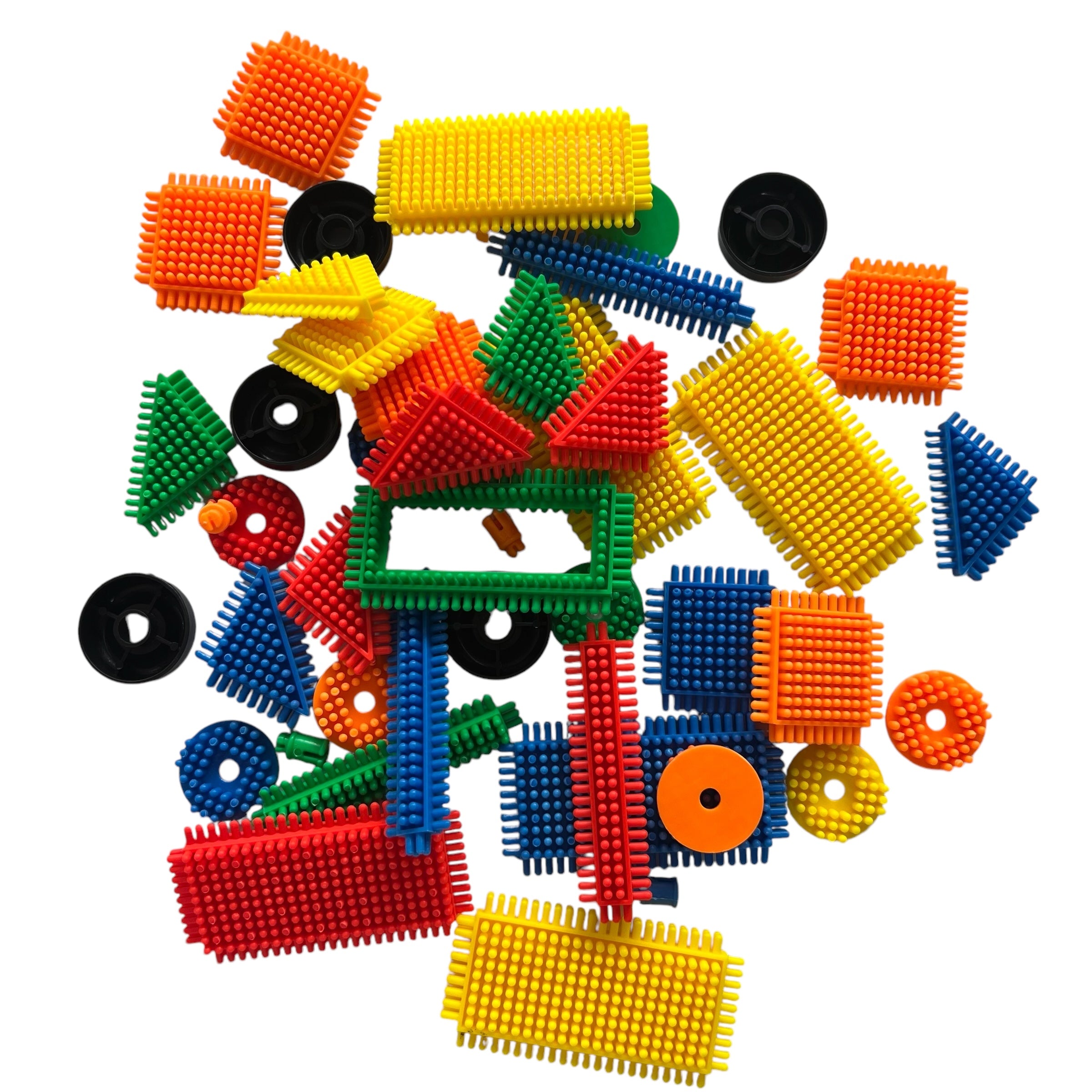 Material de ensamble - Cepillo con llantas Blokiloquis