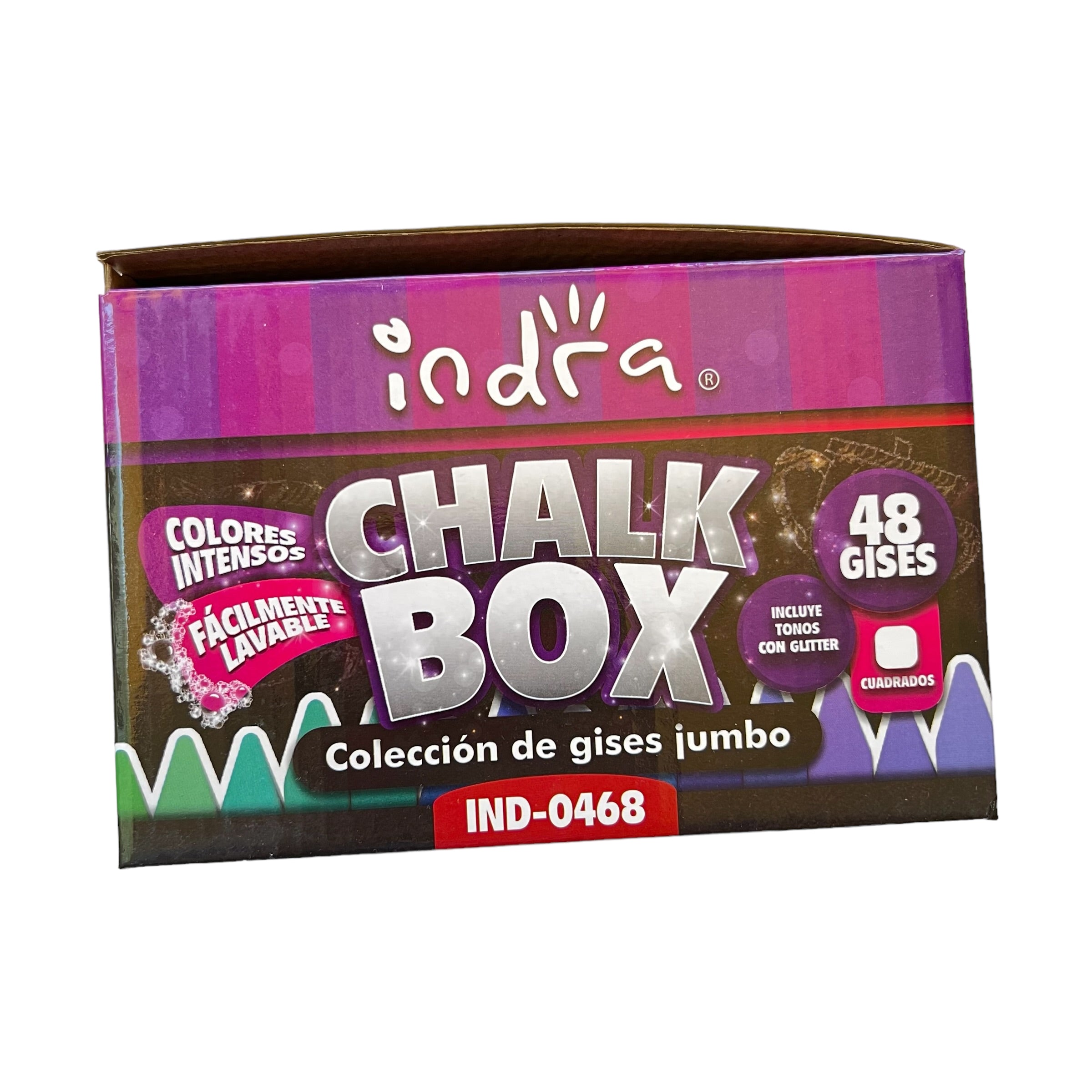 Gis cuadrado JUMBO 48 piezas