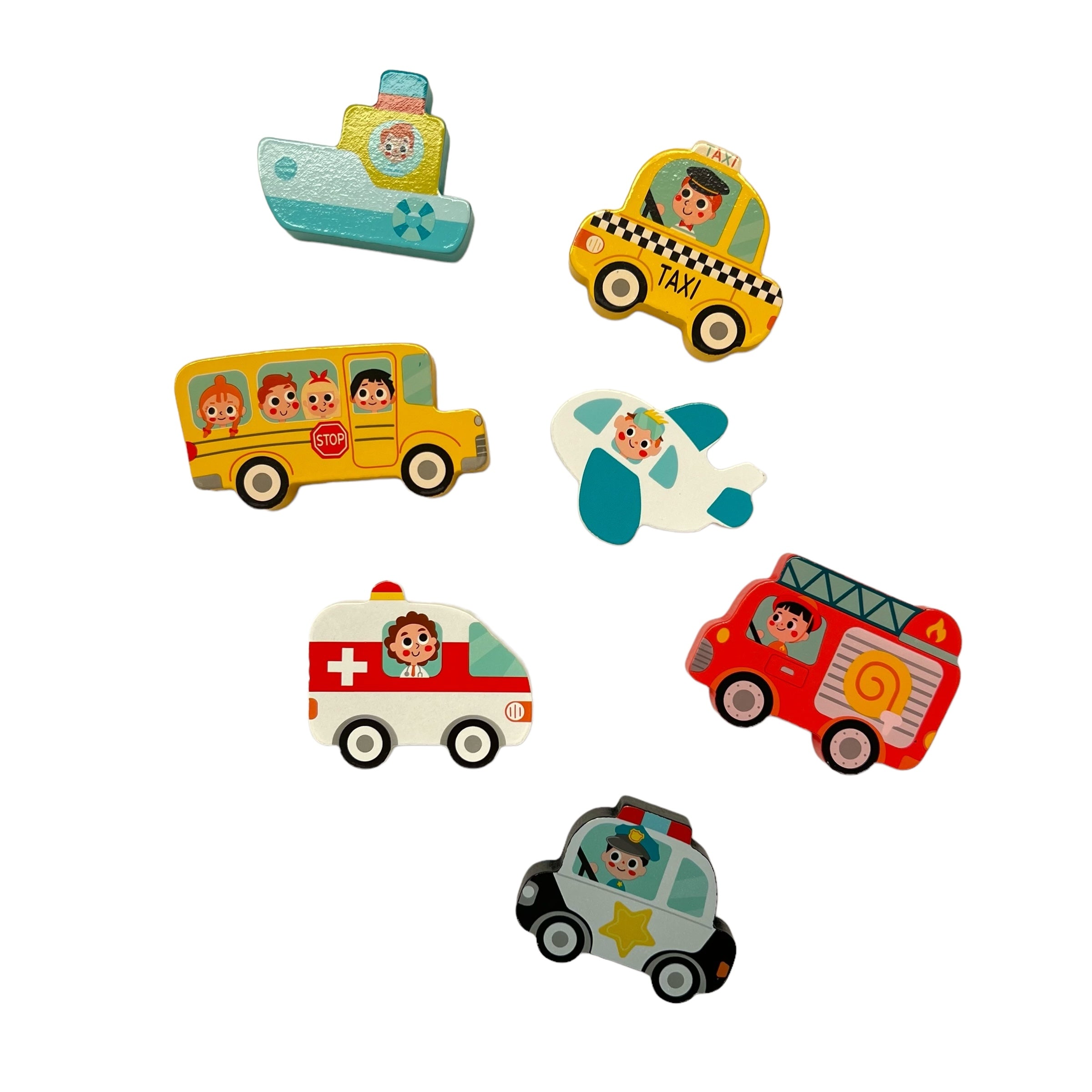 ROMPECABEZAS CHUNKY TRANSPORTES - TOOKY TOY