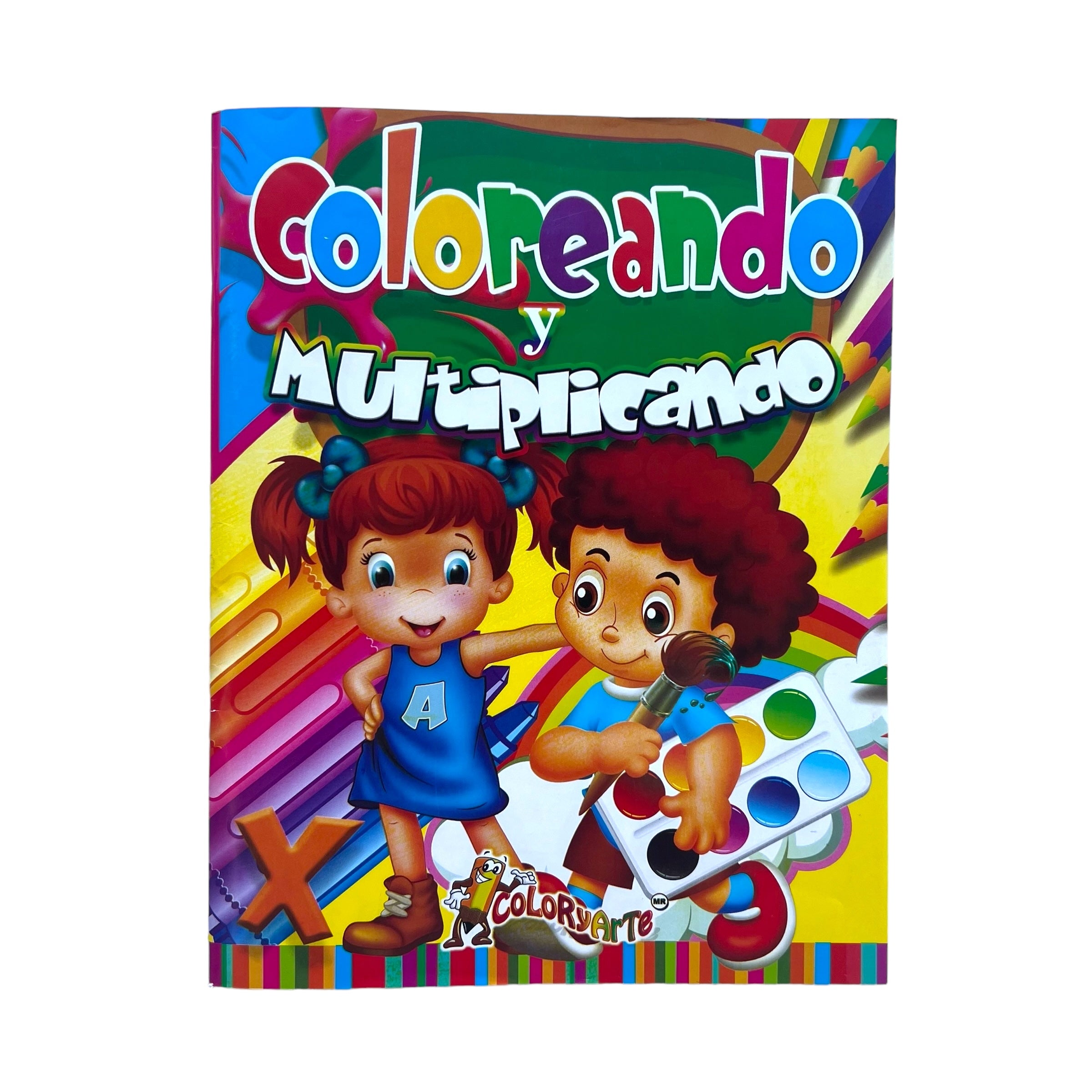 Libro Coloreando y multiplicando