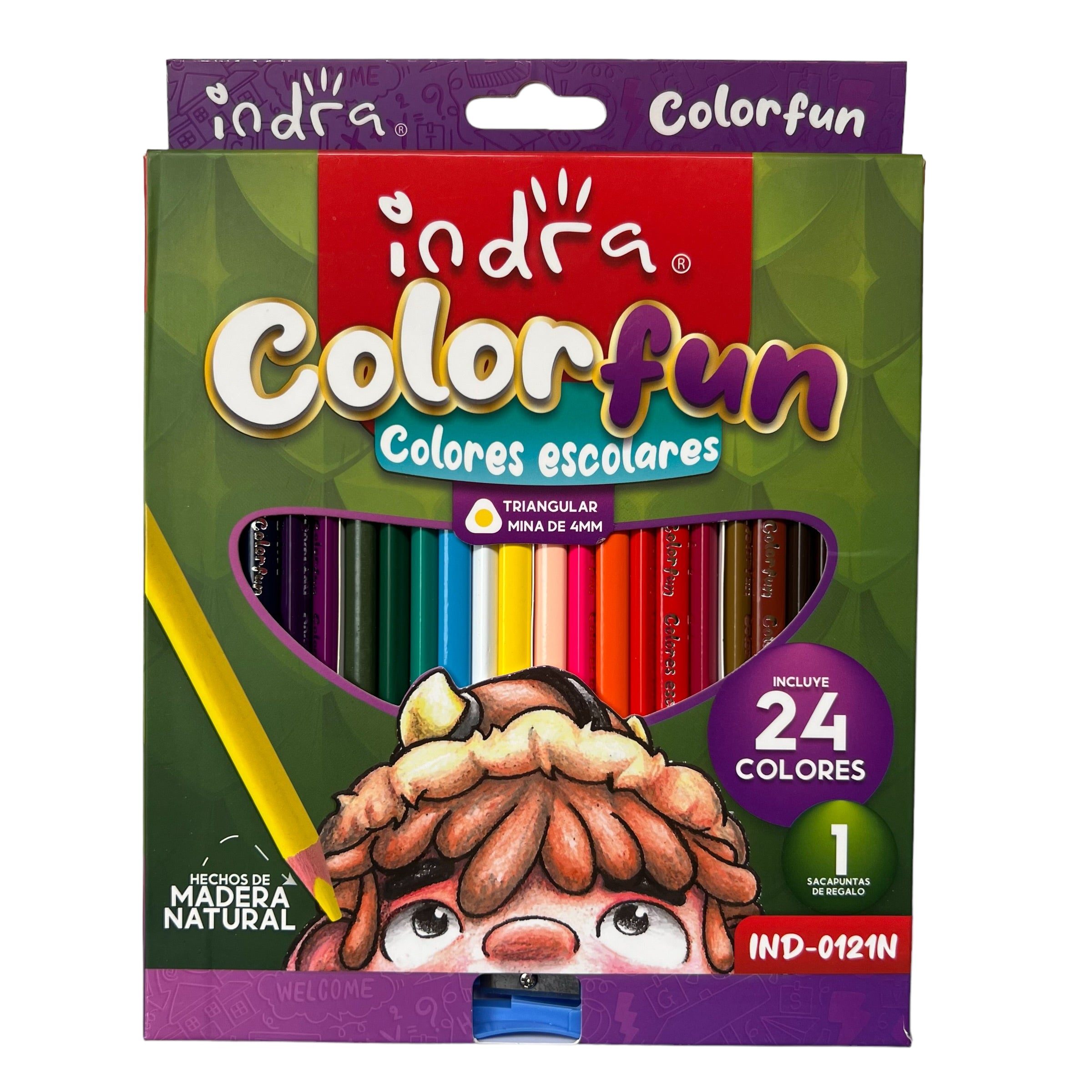 Colores Triangulares  24 piezas ColorFun Indra