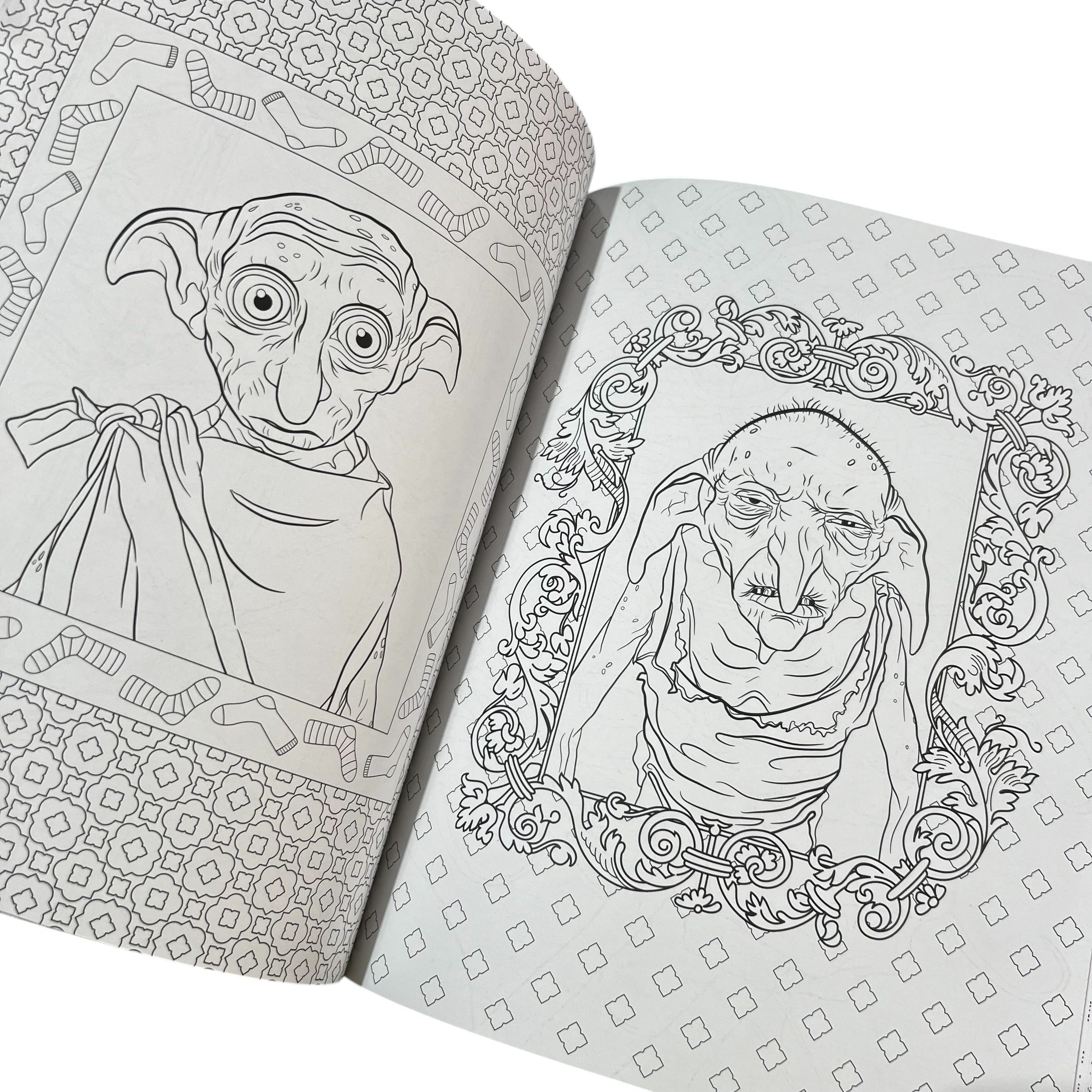 Libro para colorear Harry Potter y las criaturas mágicas