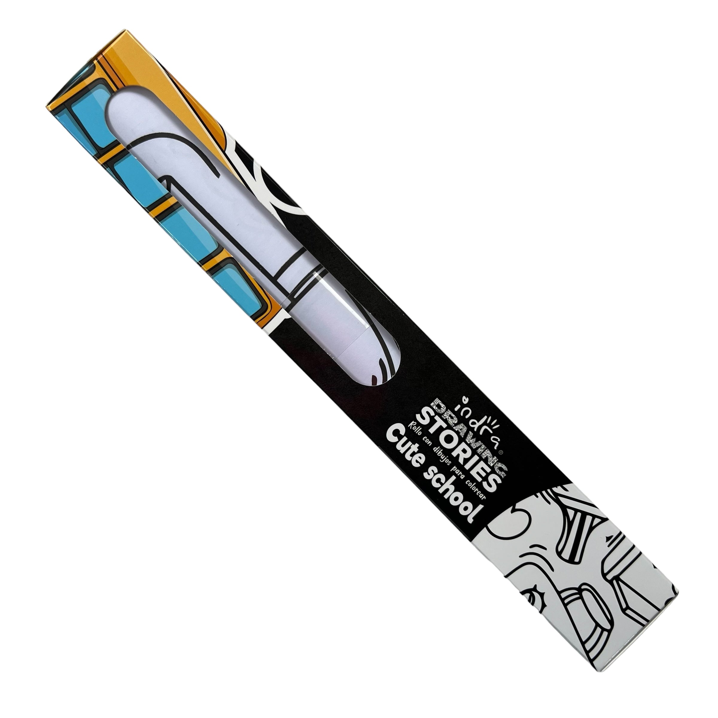 Rollo de papel para colorear - La Escuela - CUTE SCHOOL