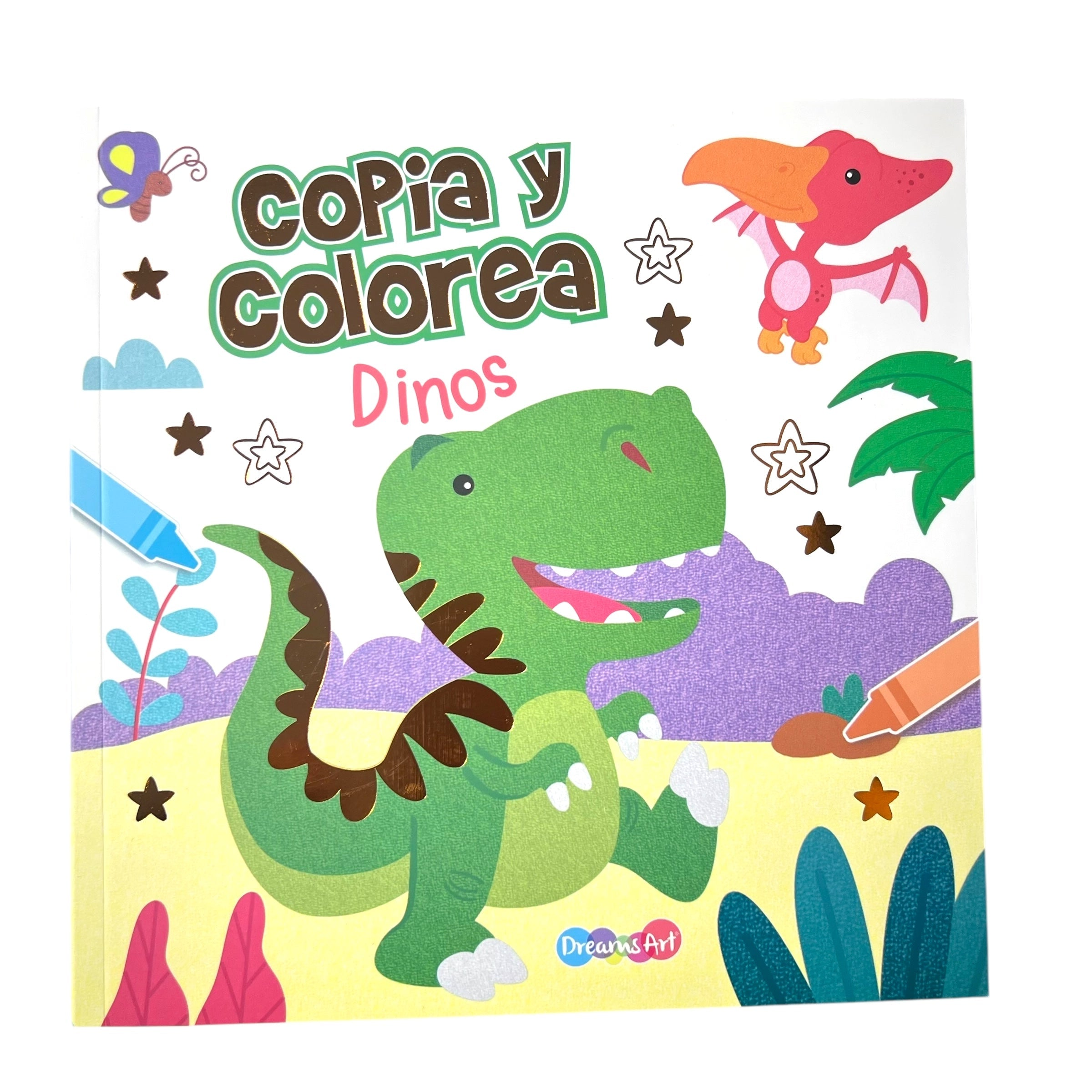 Copia y colorea