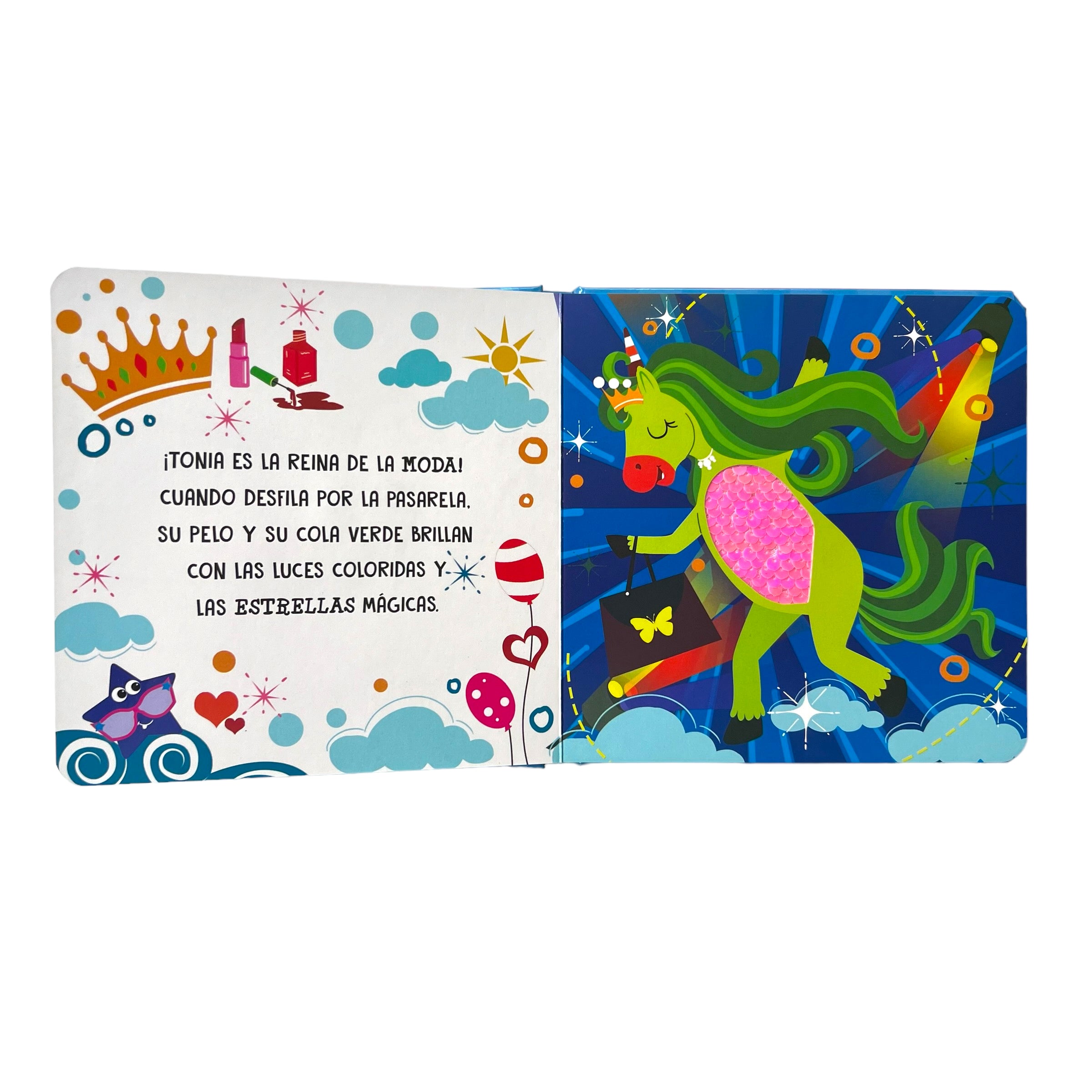 Destellos Sorpresas - Libros de Texturas con Lentejuelas