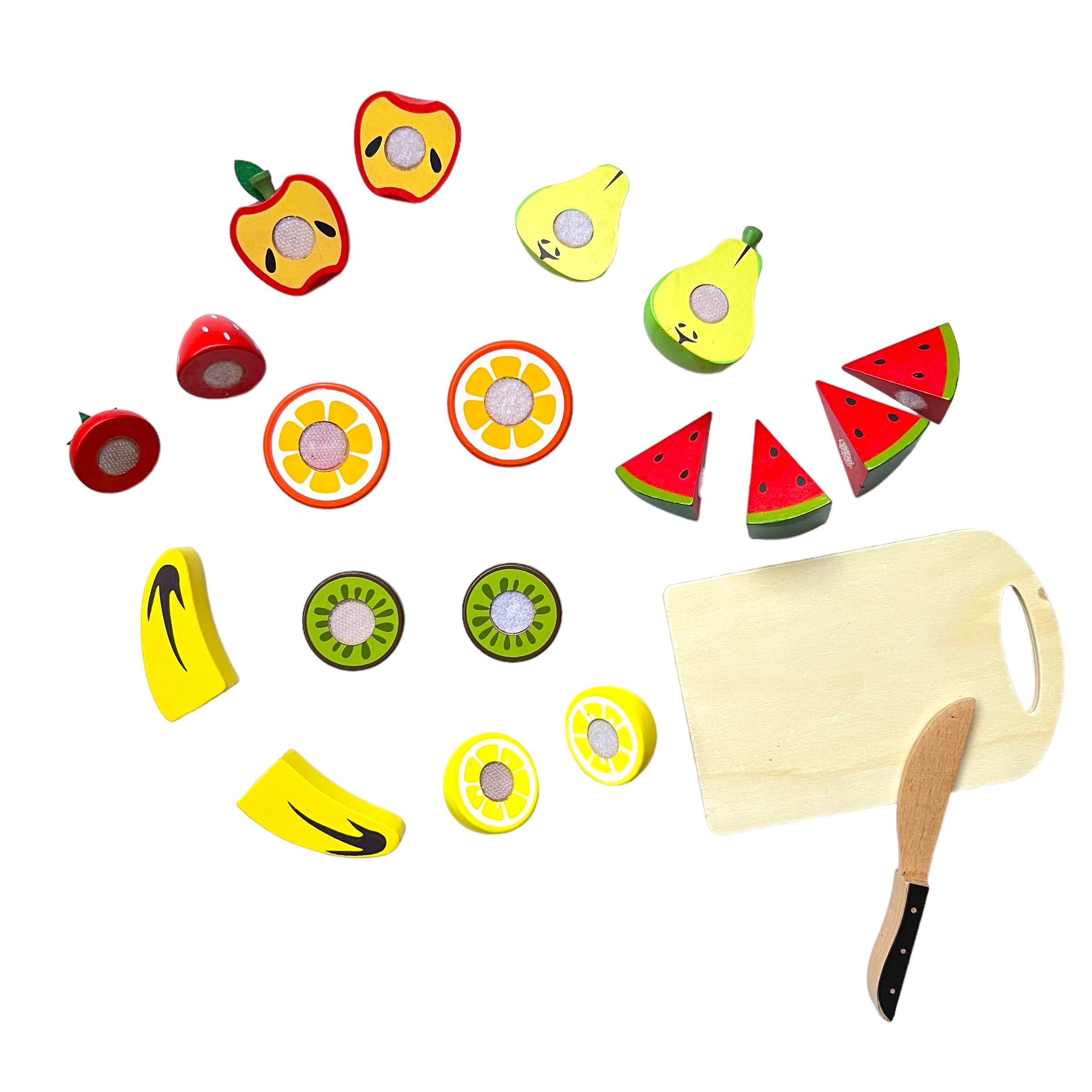 CAJA DE FRUTAS PARA CORTAR - CUTTING FRUITS - TOOKY TOY