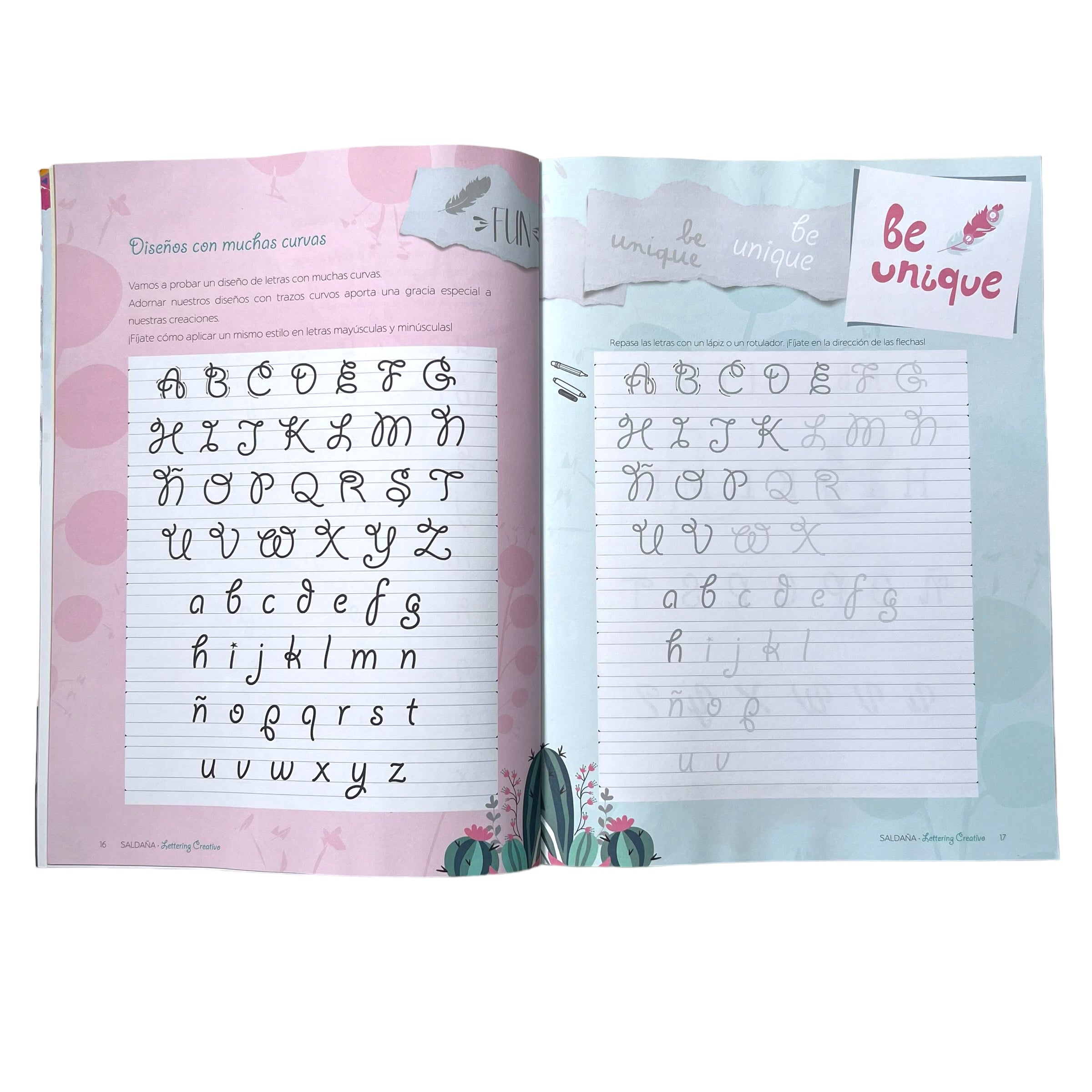 Libro para colorear - Lettering