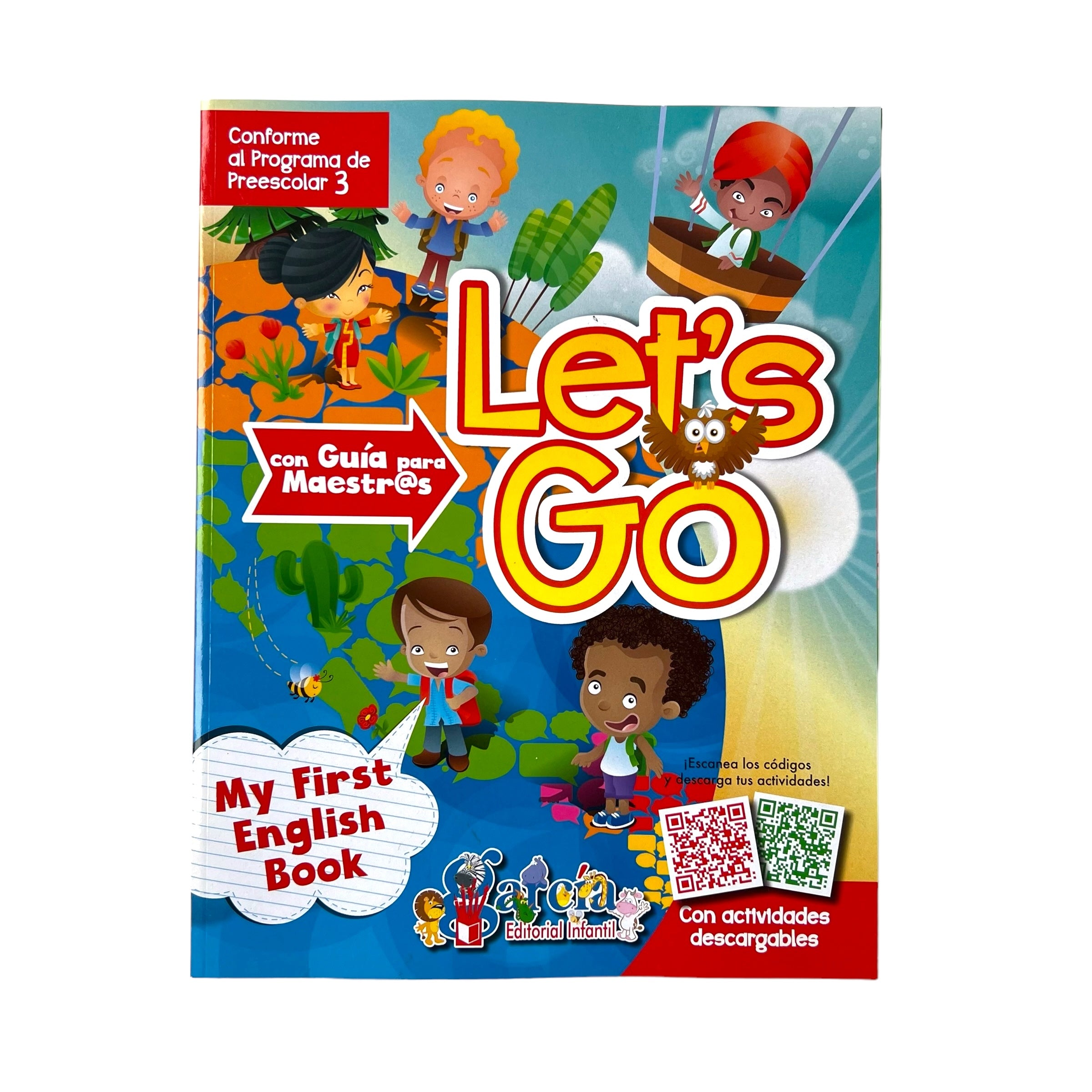 Inglés preescolar Lets go - My first english book