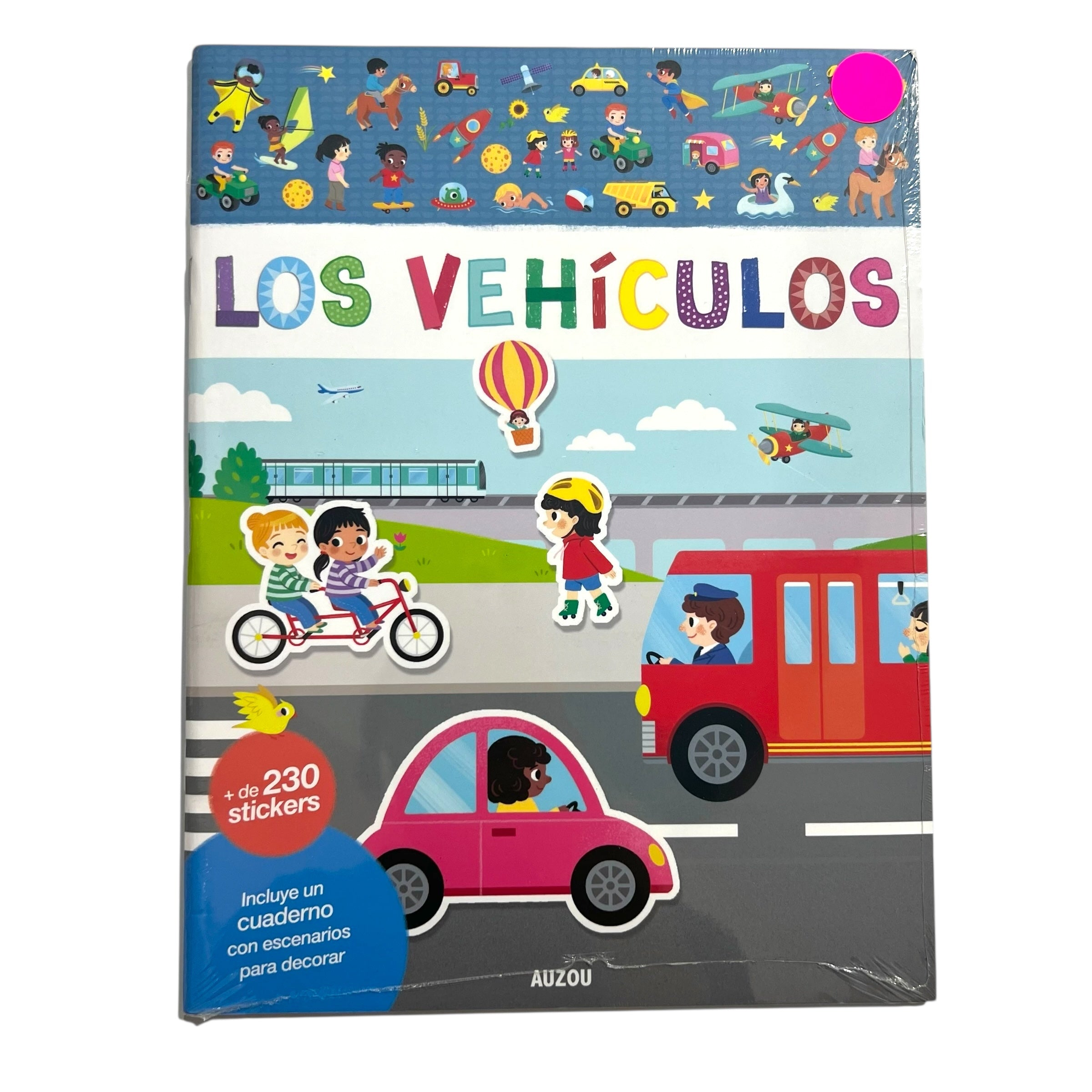 Libro de stickers Vehiculos