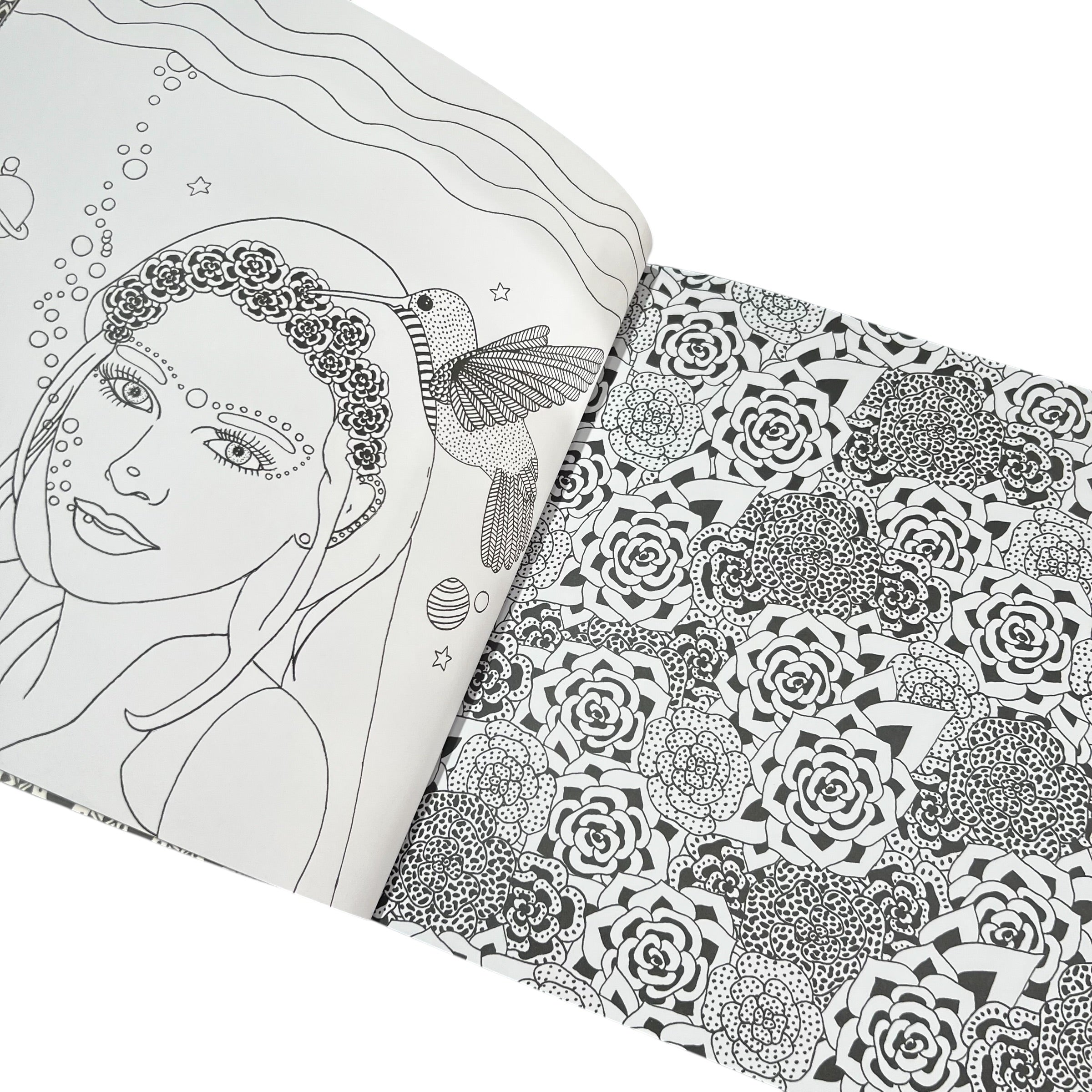 Libro para colorear - La magía de la Luna