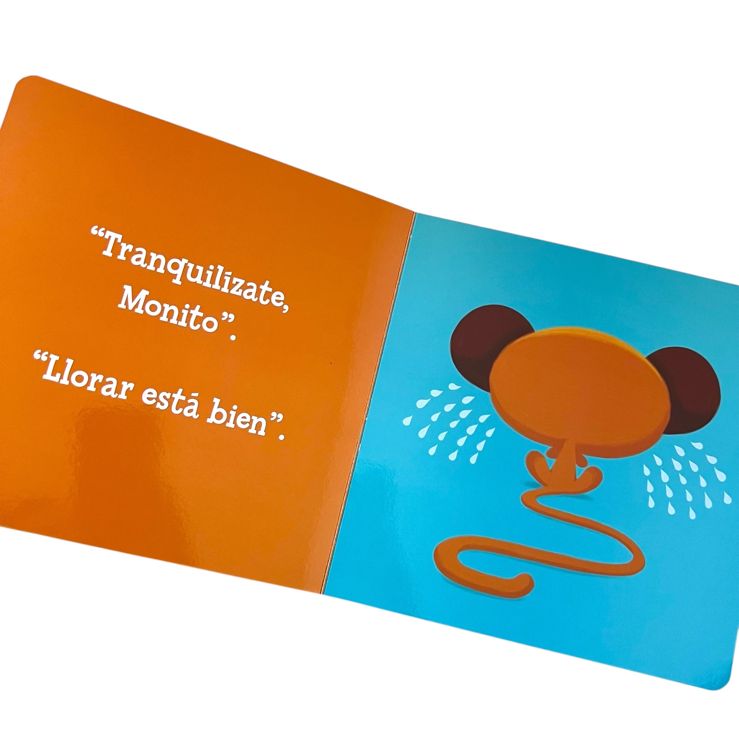 Pequeño mono se calma